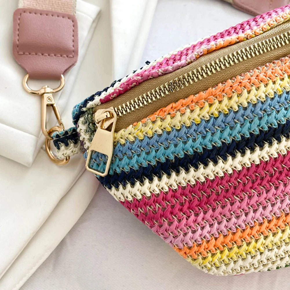Straw Crossbody Bag