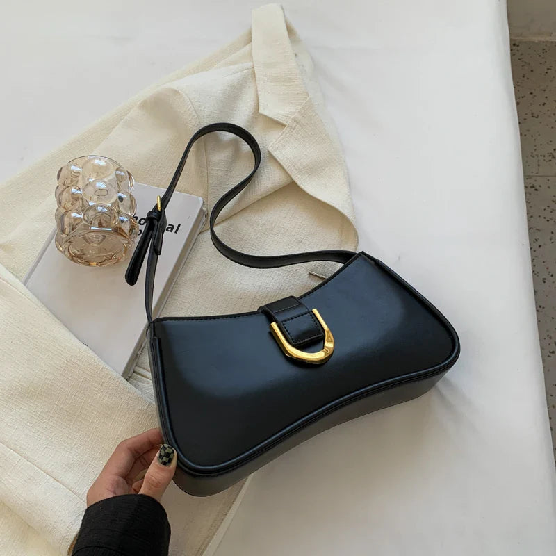 Mini crescent shoulder bag