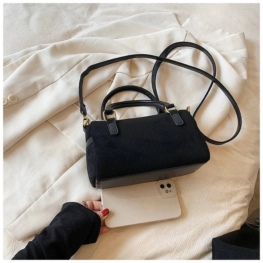Mini Suede Crossbody Bag