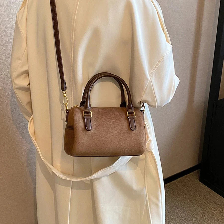 Mini Suede Crossbody Bag