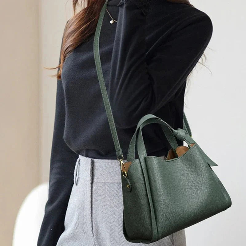 Bucket crossbody bag