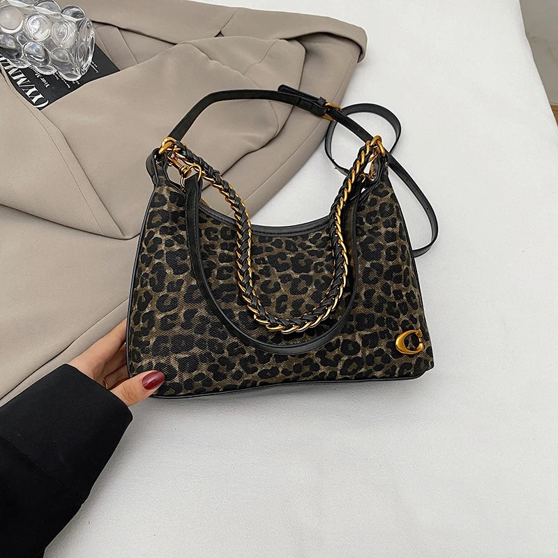 Serena | Leopard Shoulder Bag