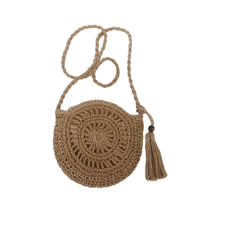 Straw Crossbody Bag