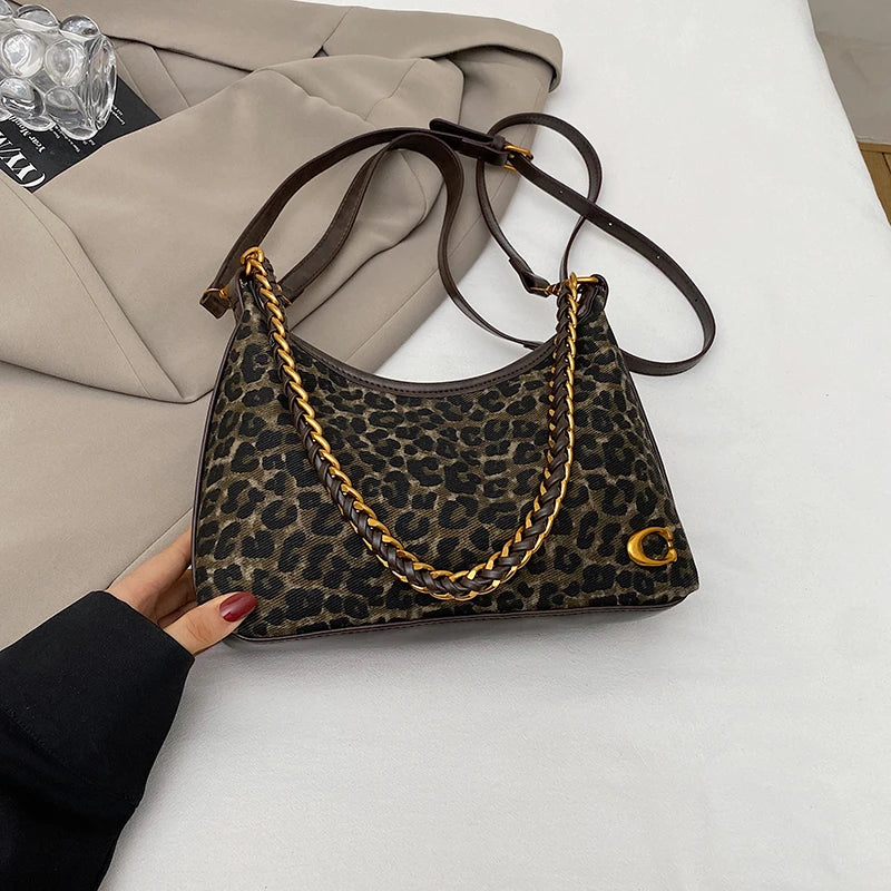 Serena | Leopard Shoulder Bag
