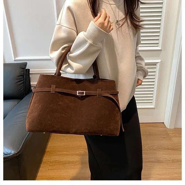 Margaux | Suede Vintage Large Bag