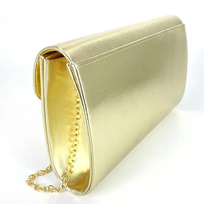 Gold crossbody bag