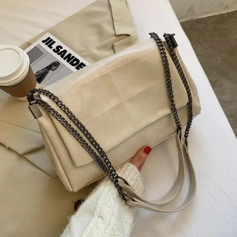 Leather crossbody bag