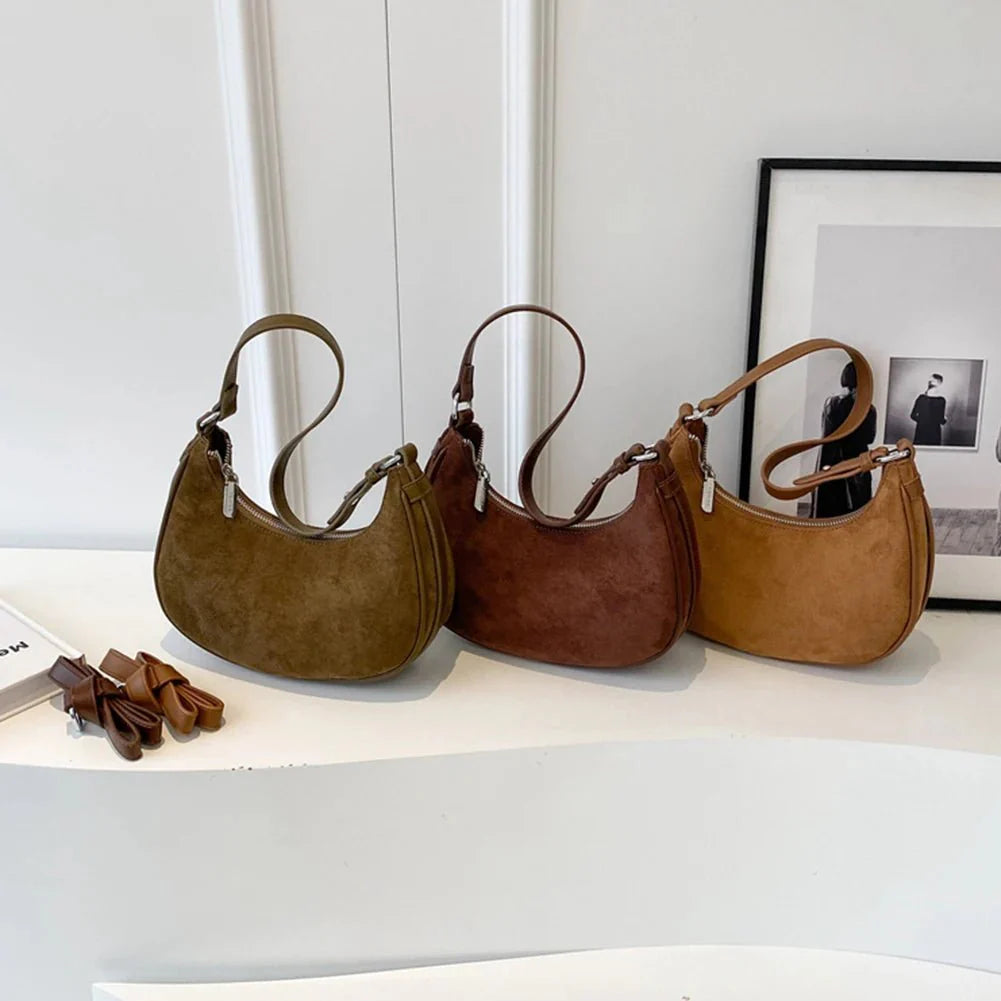 Mini Suede Shoulder Bag