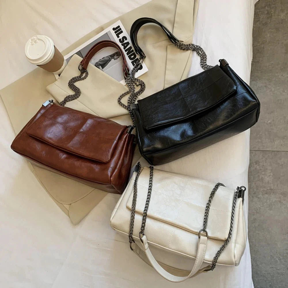 Leather crossbody bag