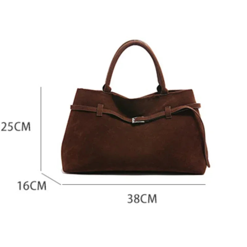 Margaux | Suede Vintage Large Bag
