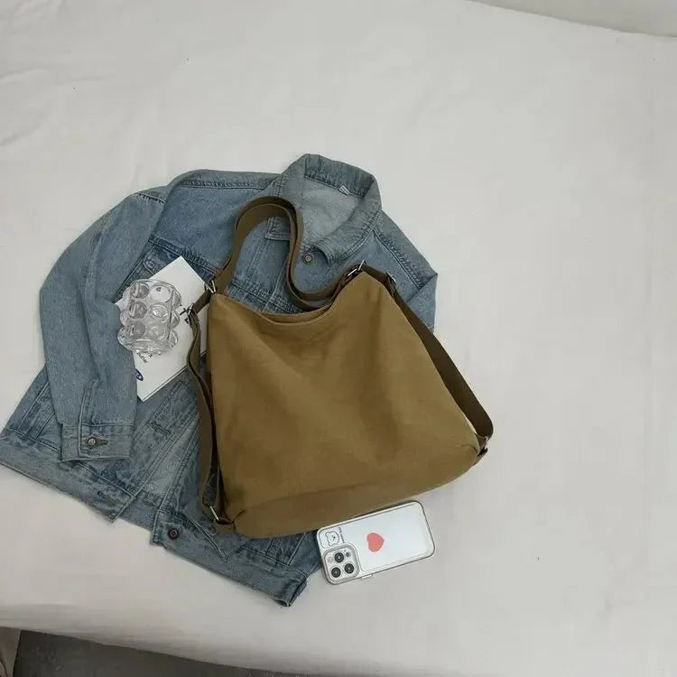Suede Crossbody Bag