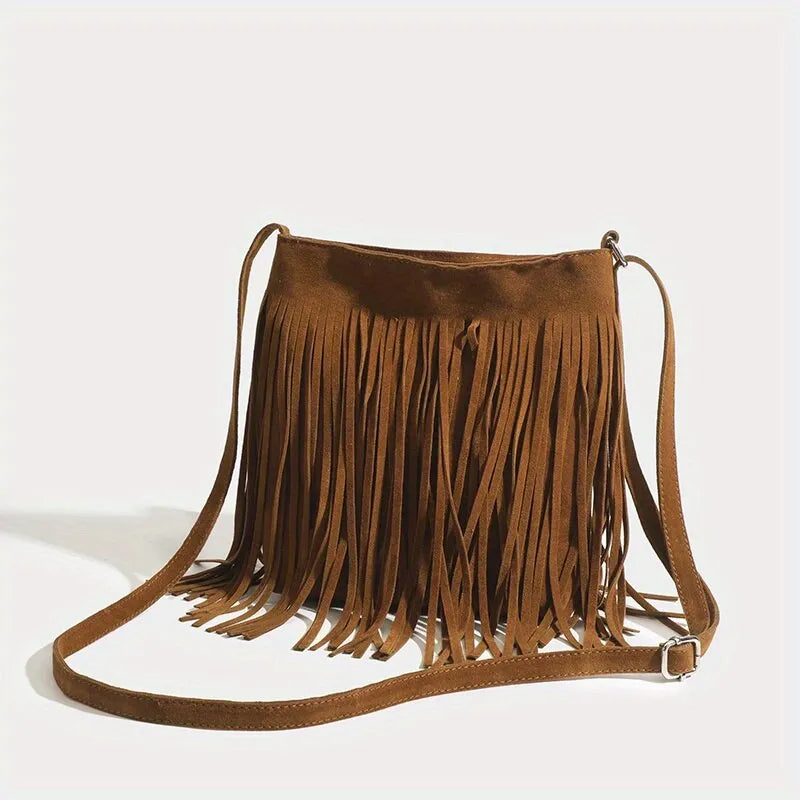 Suede Crossbody Bag