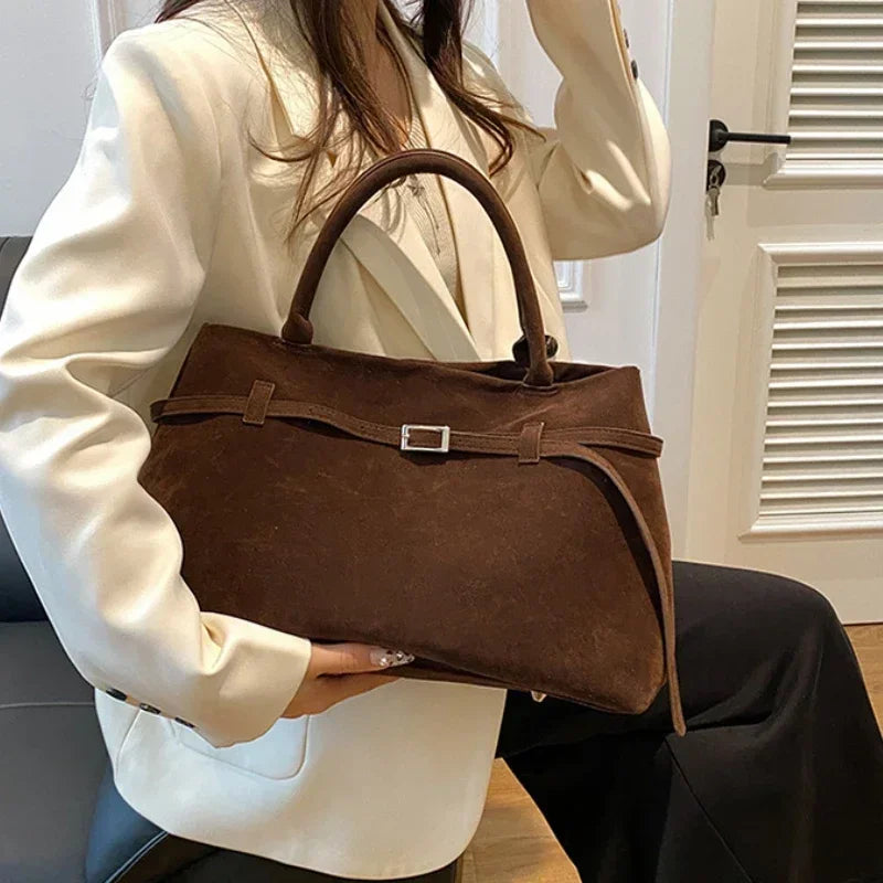 Margaux | Suede Vintage Large Bag