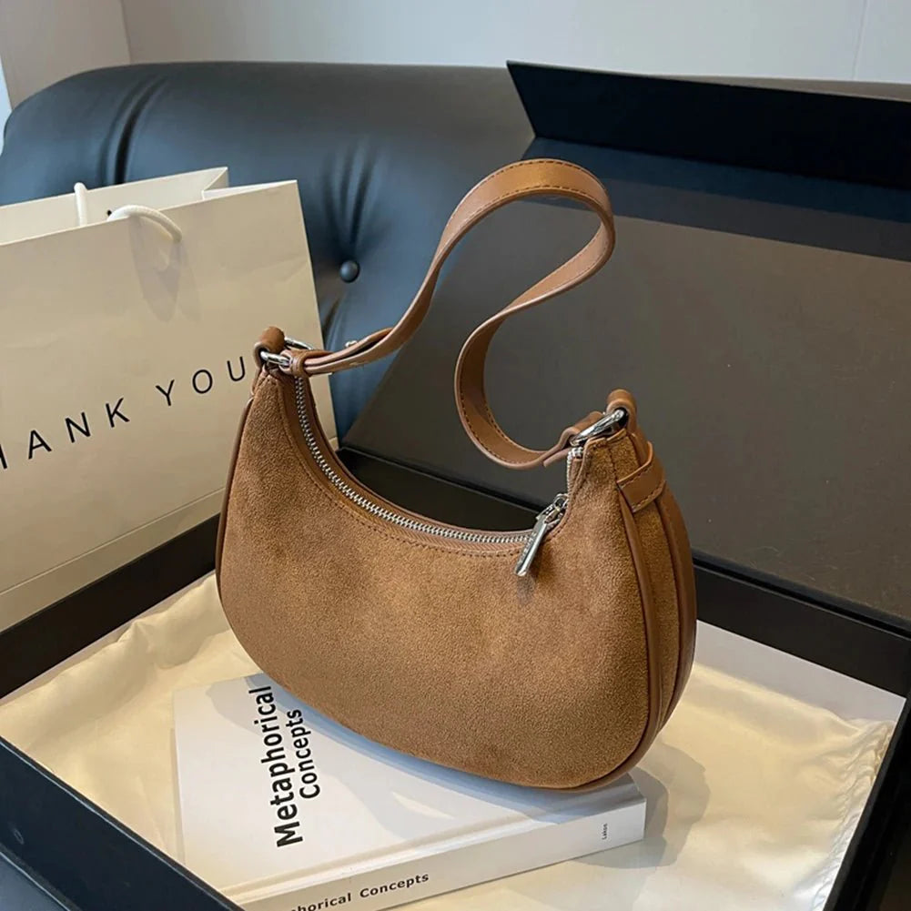 Mini Suede Shoulder Bag