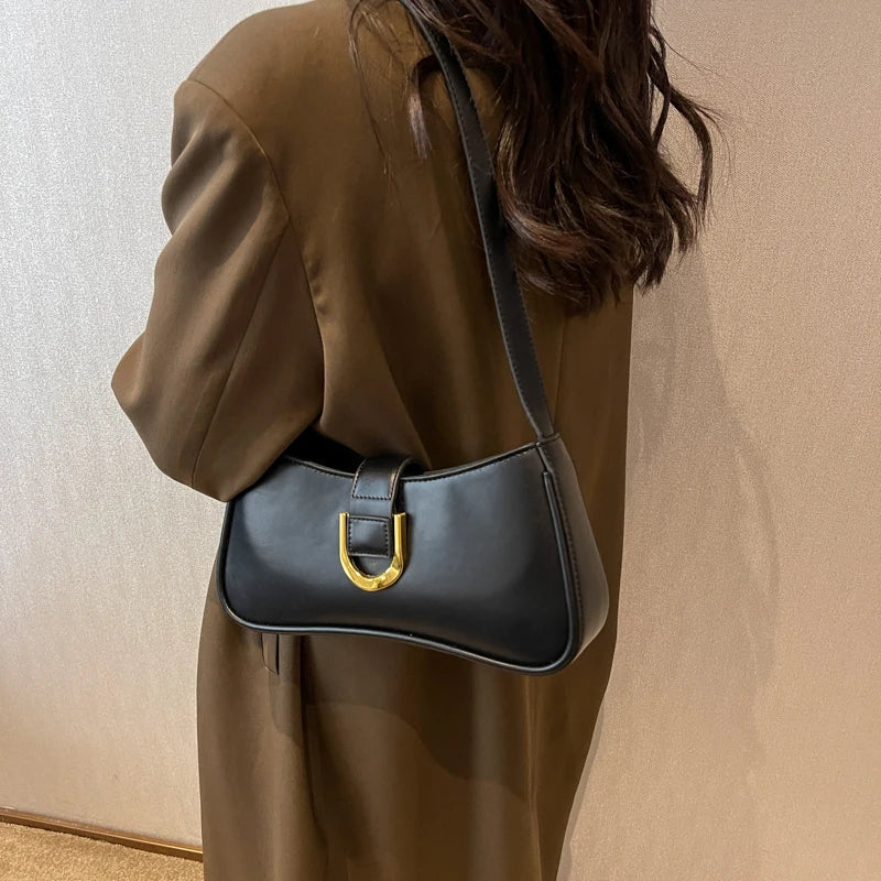 Mini crescent shoulder bag