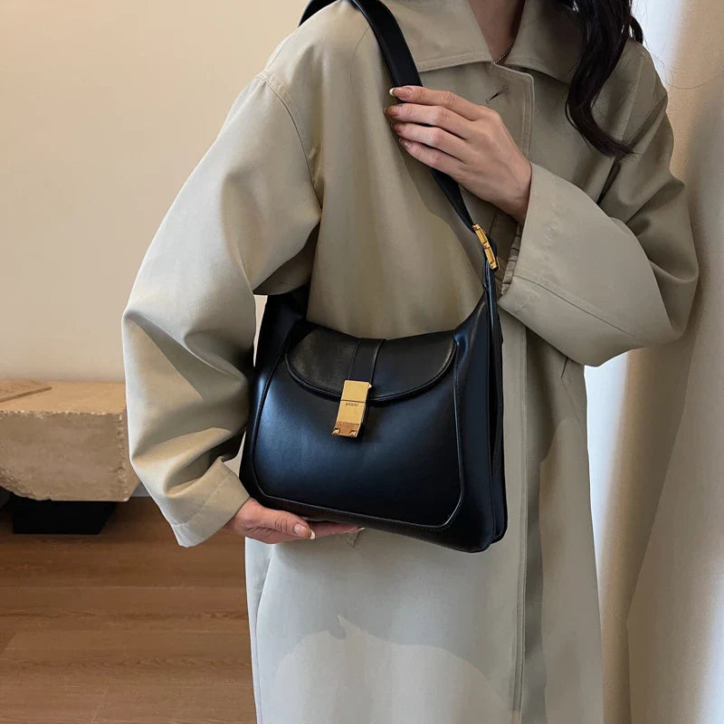 Brown crossbody shoulder bag