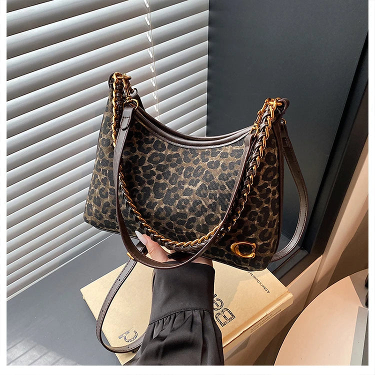 Serena | Leopard Shoulder Bag