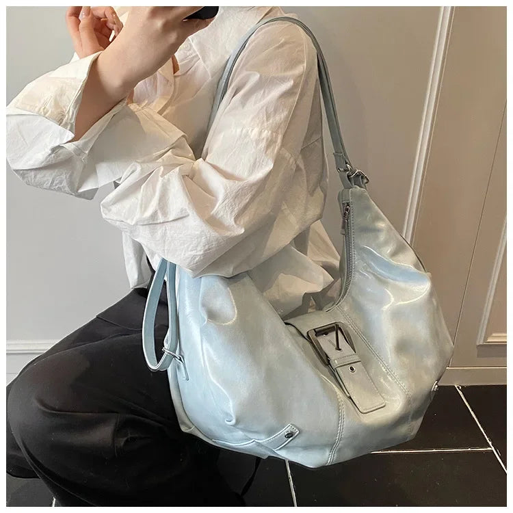 Léa | Pink Retro Crossbody Tote Bag