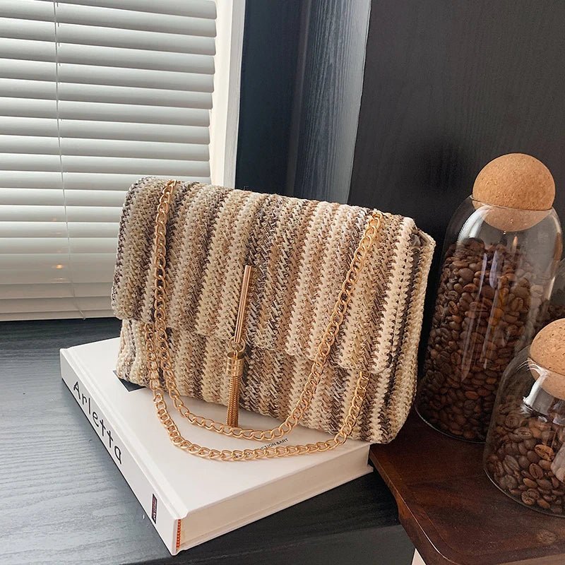 Straw Crossbody Bag