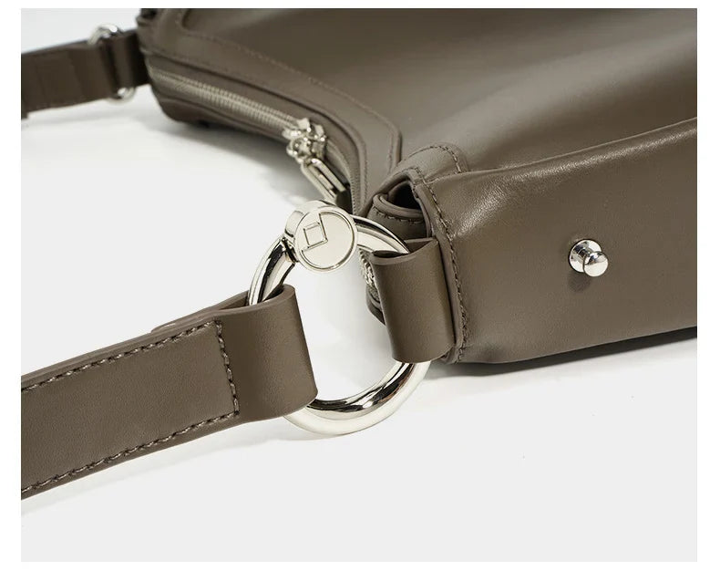 Red shoulder bag