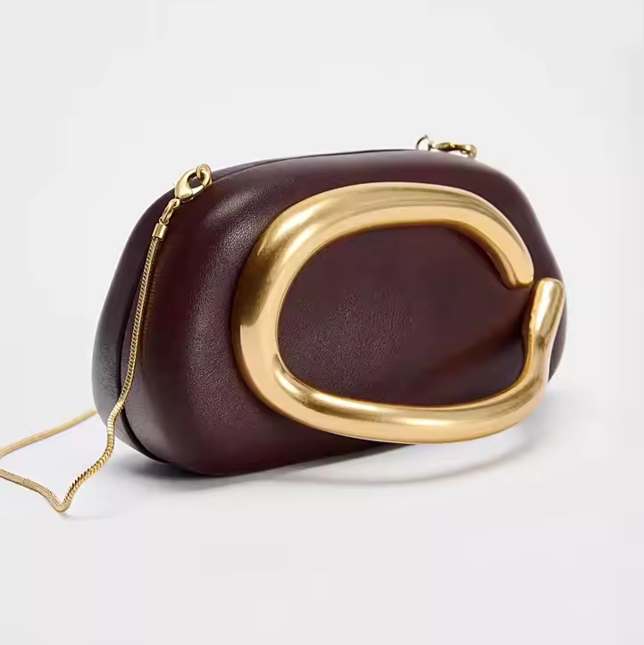 Inès | Clutch Evening Crossbody Handle Bag