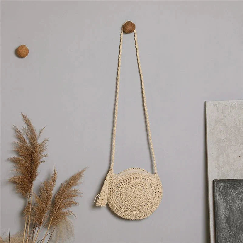 Straw Crossbody Bag