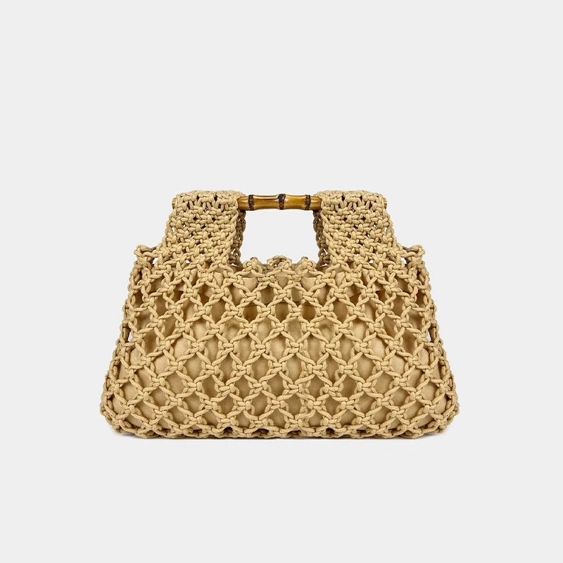 Milena | Bamboo Handle Small Bag