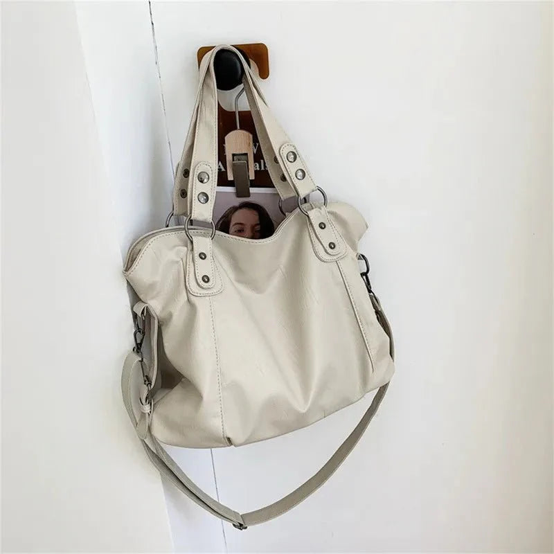 Leather crossbody bag