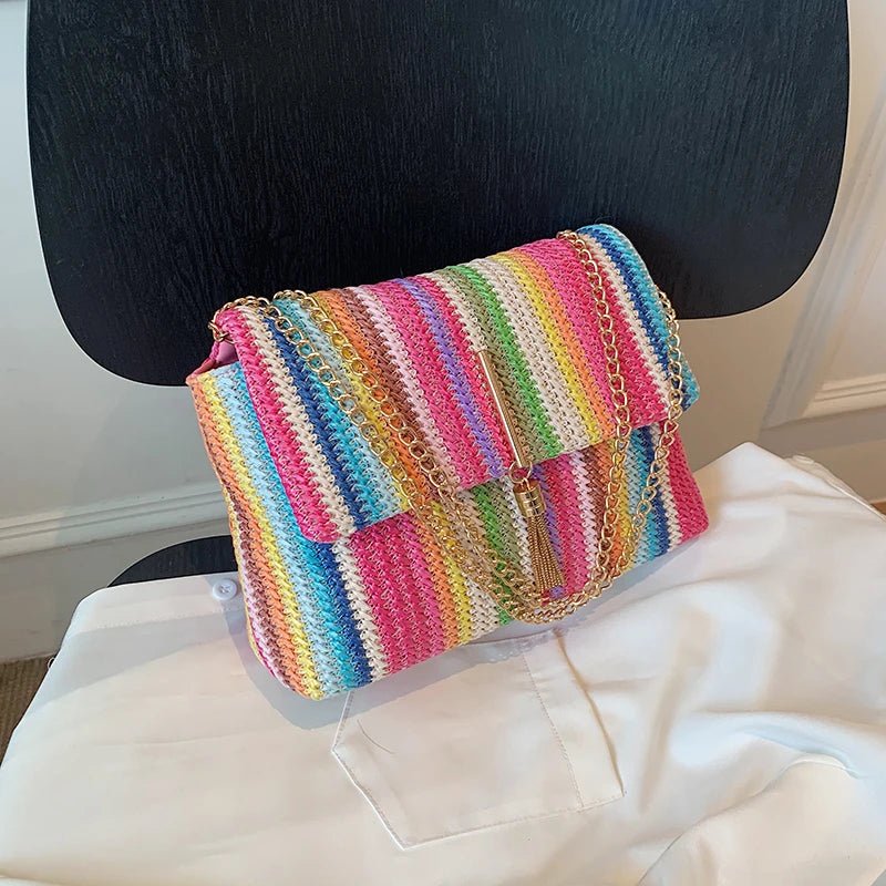 Straw Crossbody Bag
