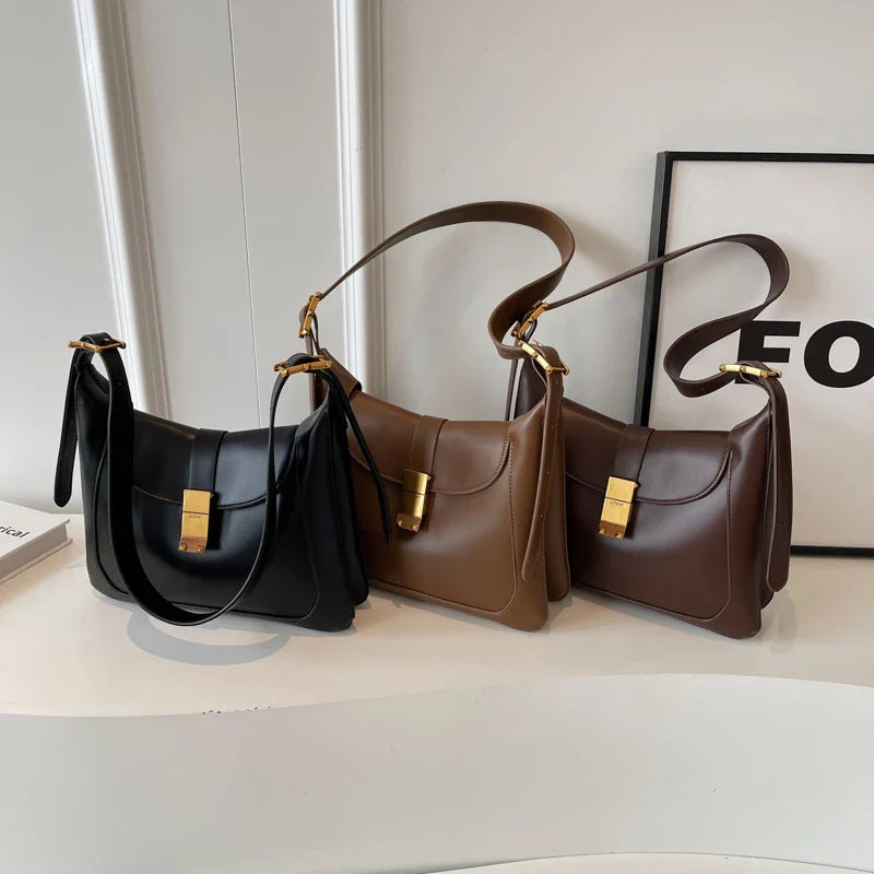 Brown crossbody shoulder bag