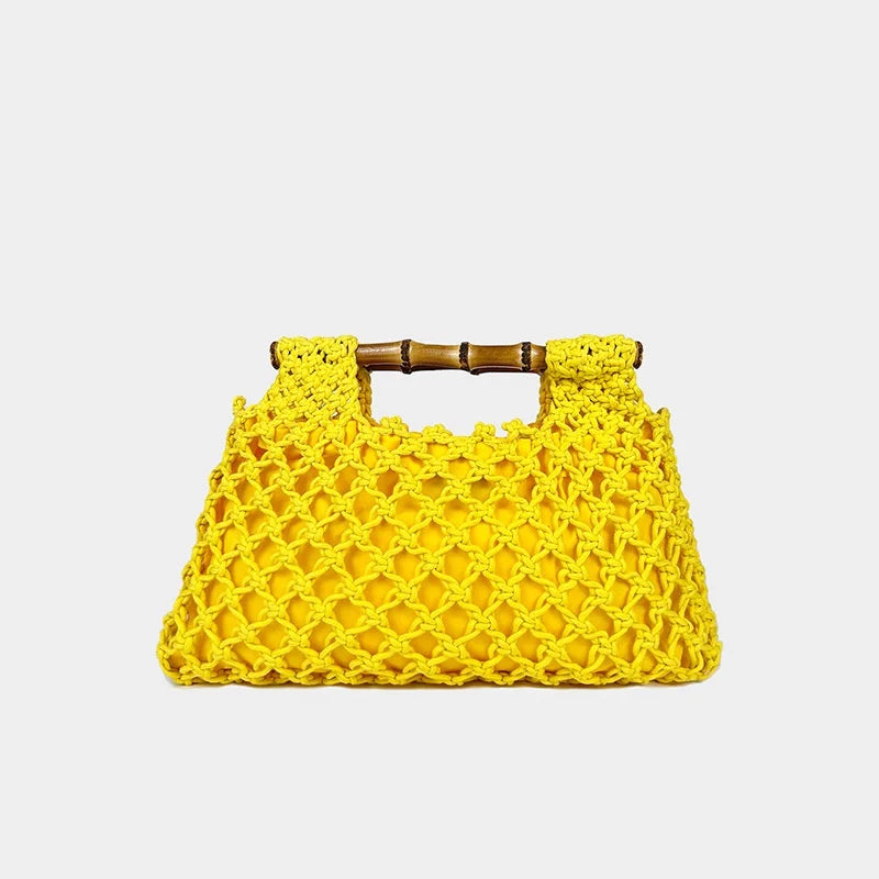 Milena | Bamboo Handle Small Bag
