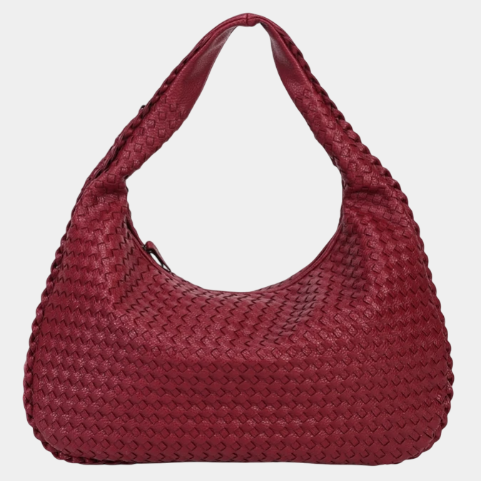 Clara | Woven Hobo Shoulder Bag