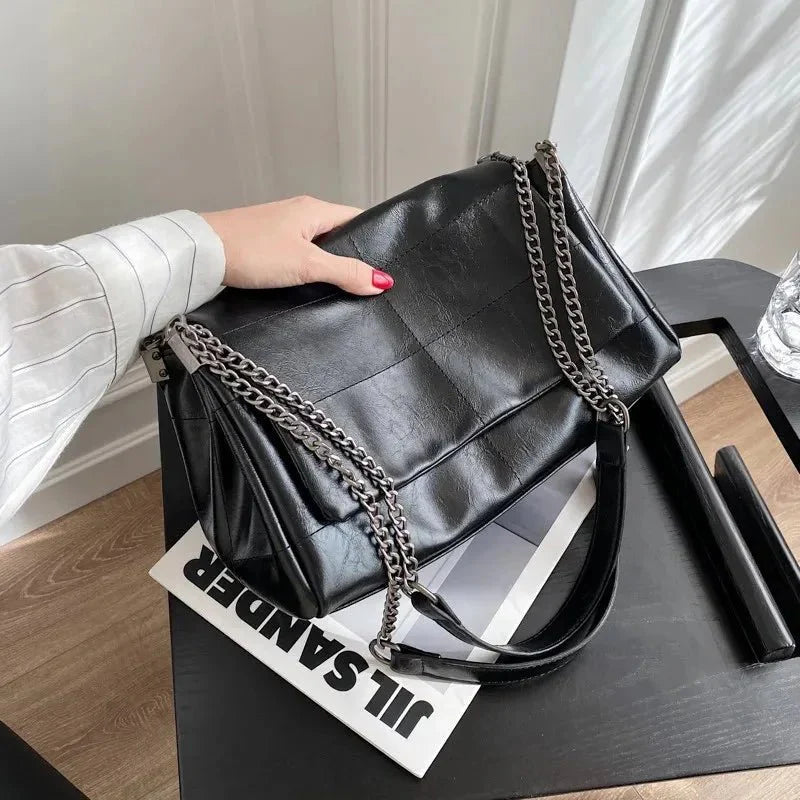 Leather crossbody bag