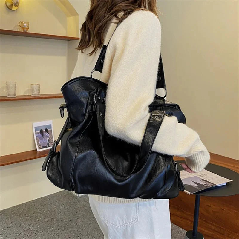 Leather crossbody bag