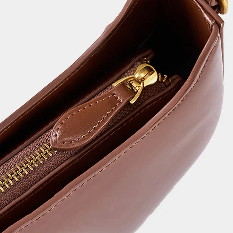Burgundy Leather Crossbody Bag