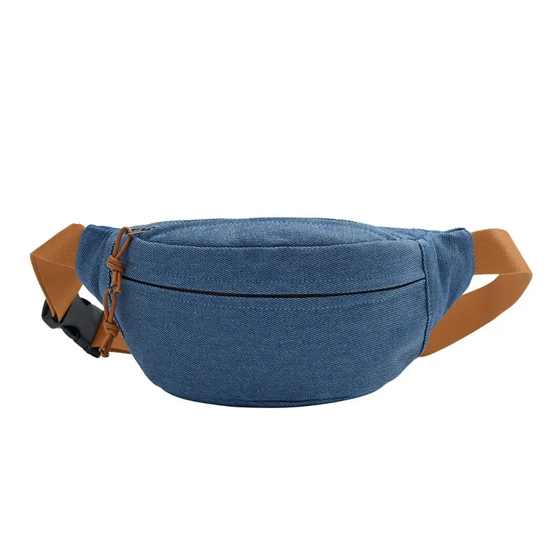 Denim Crossbody Bag