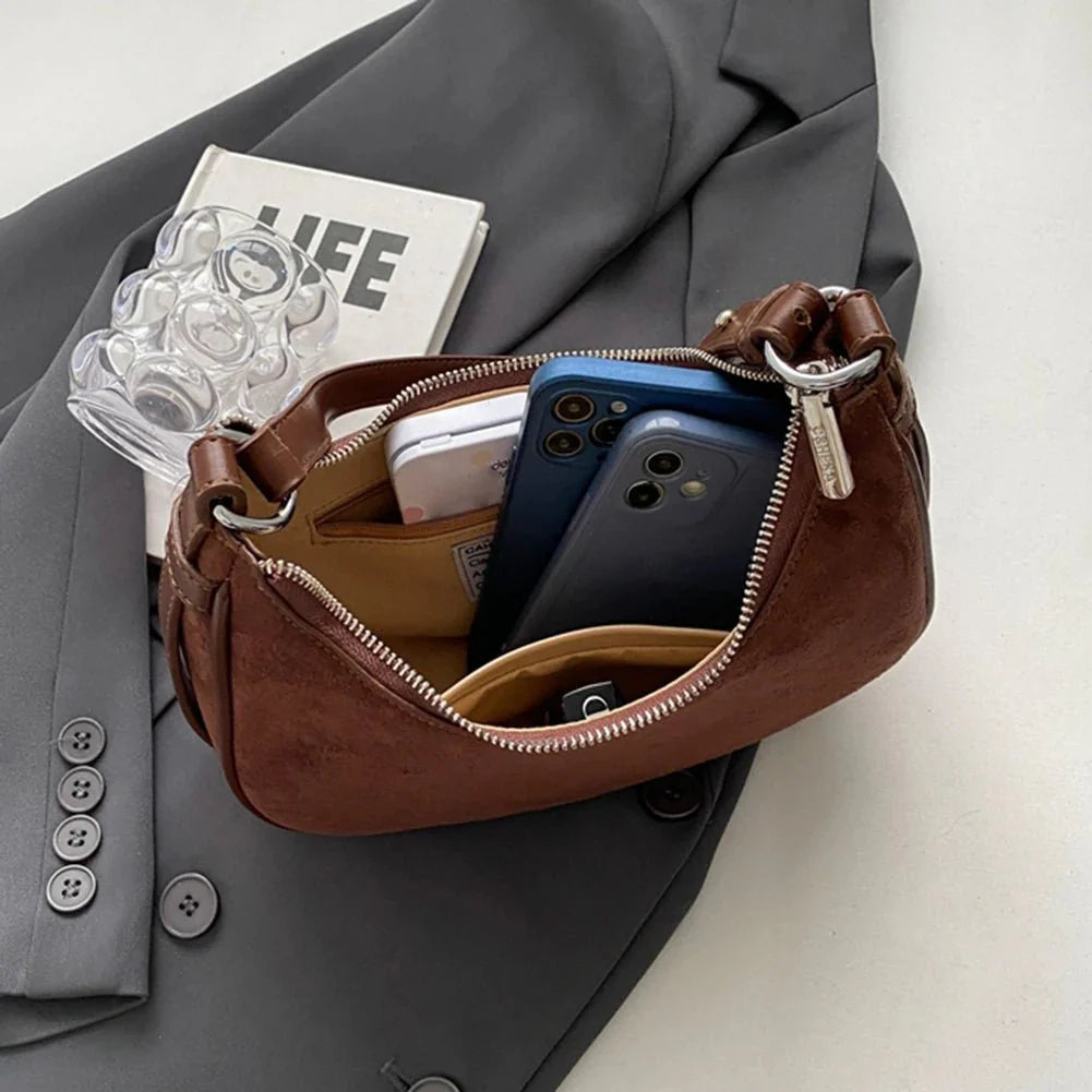 Mini Suede Shoulder Bag