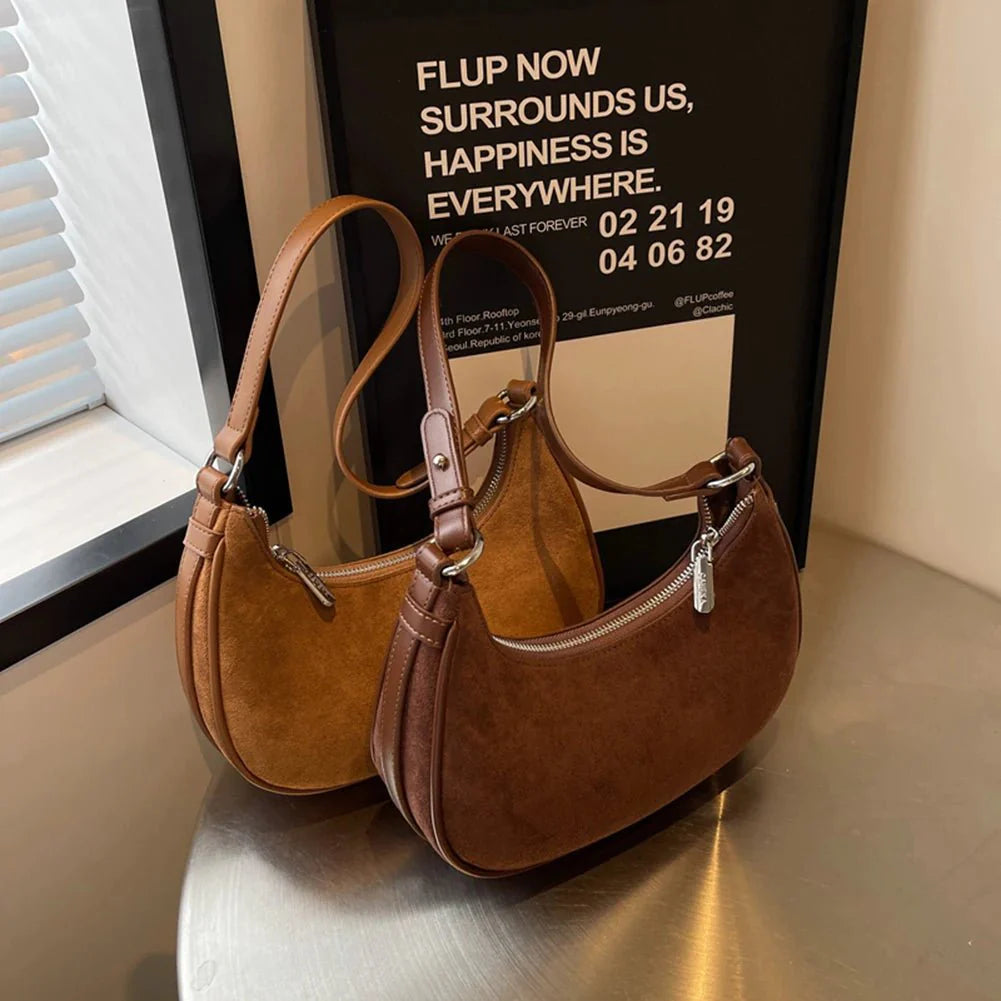 Mini Suede Shoulder Bag