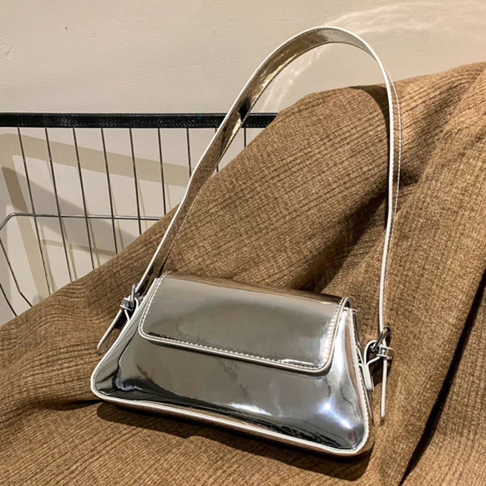 Valérie | Silver shoulder bag
