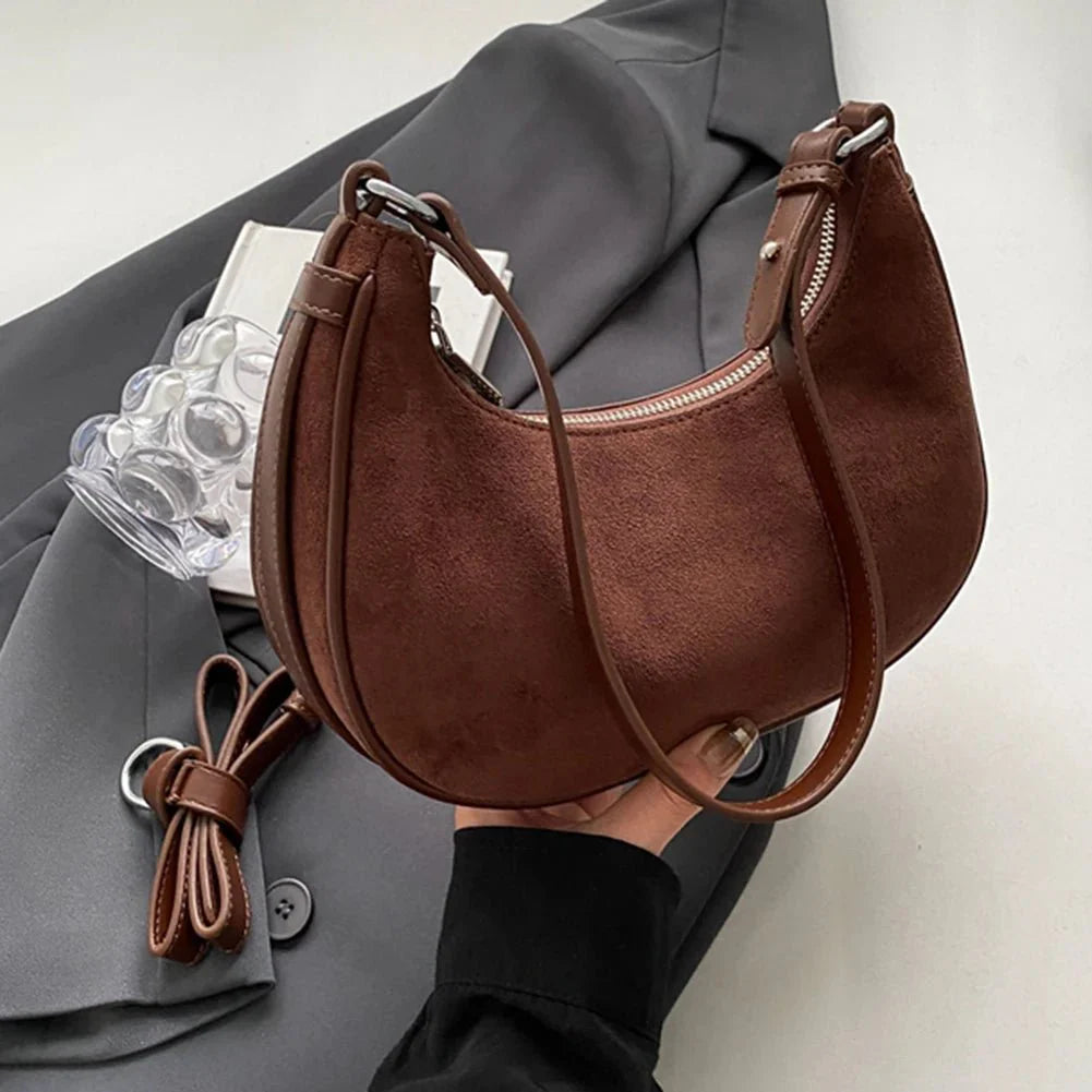 Mini Suede Shoulder Bag