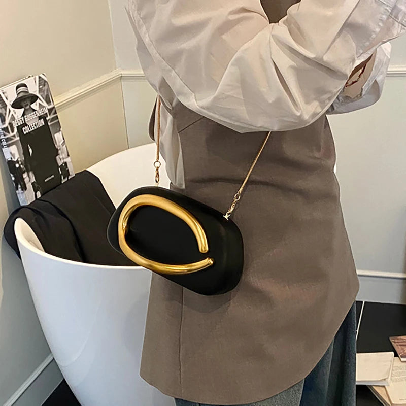 Inès | Clutch Evening Crossbody Handle Bag