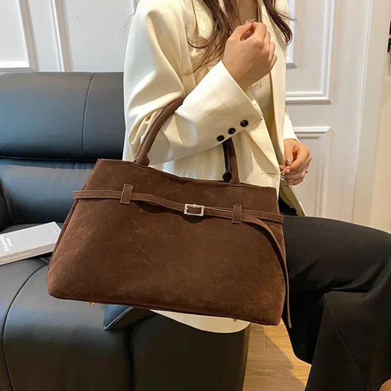 Margaux | Suede Vintage Large Bag