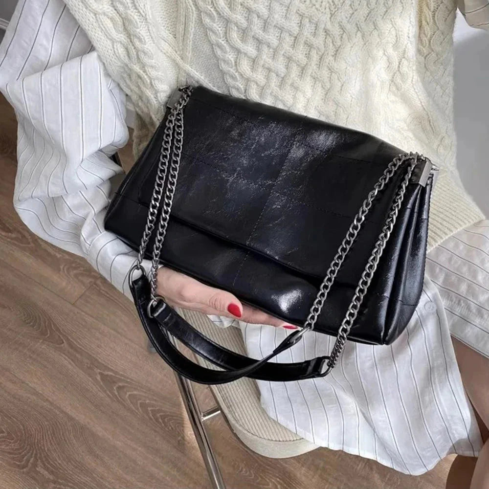 Leather crossbody bag