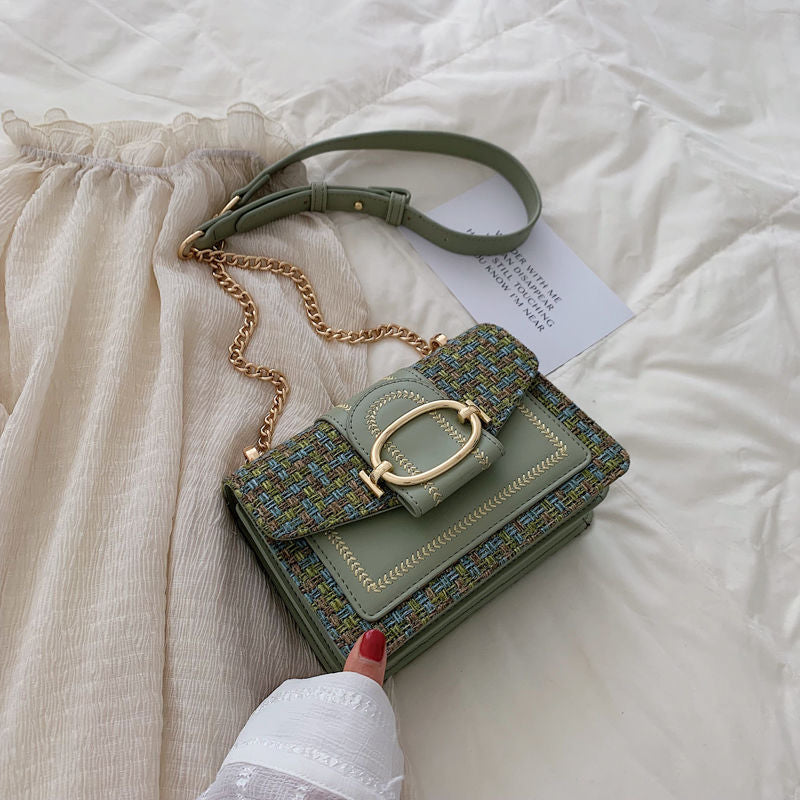 Mini Tweed Crossbody Bag