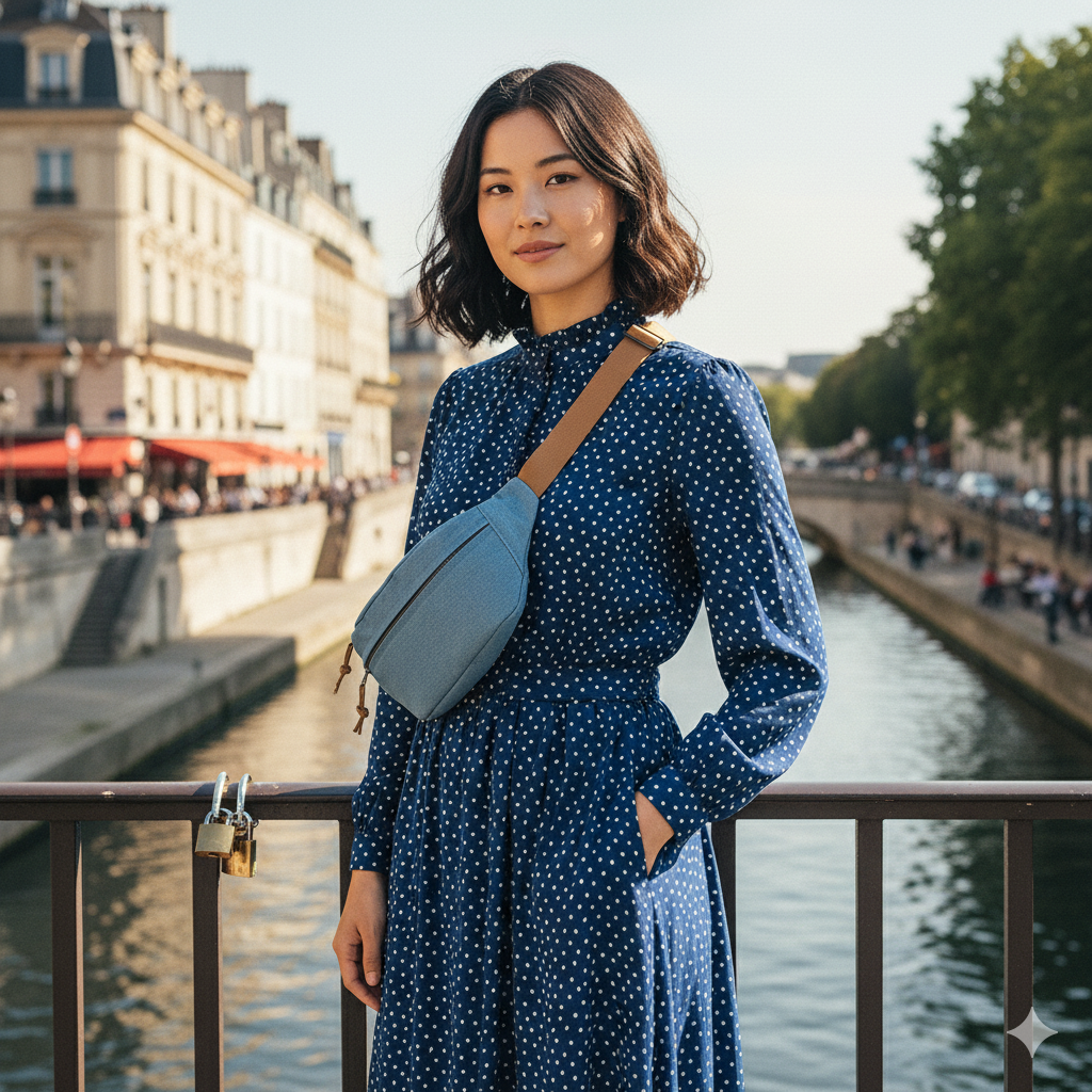 Yasmina | Denim Crossbody Bag