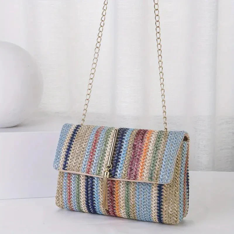 Lucie | Straw Crossbody Bag