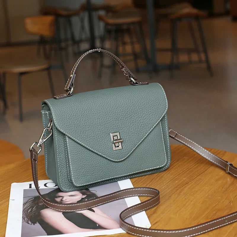 Maéva | Mini Leather Crossbody Bag