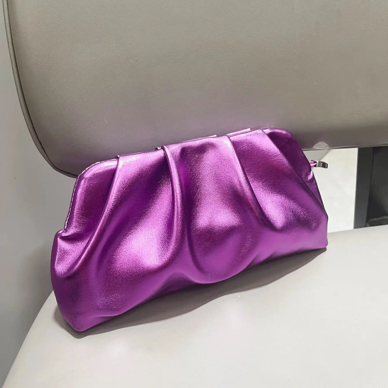 Irène | Mini Gold Crossbody Bag