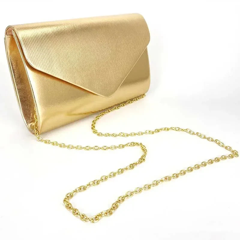 Gold crossbody bag