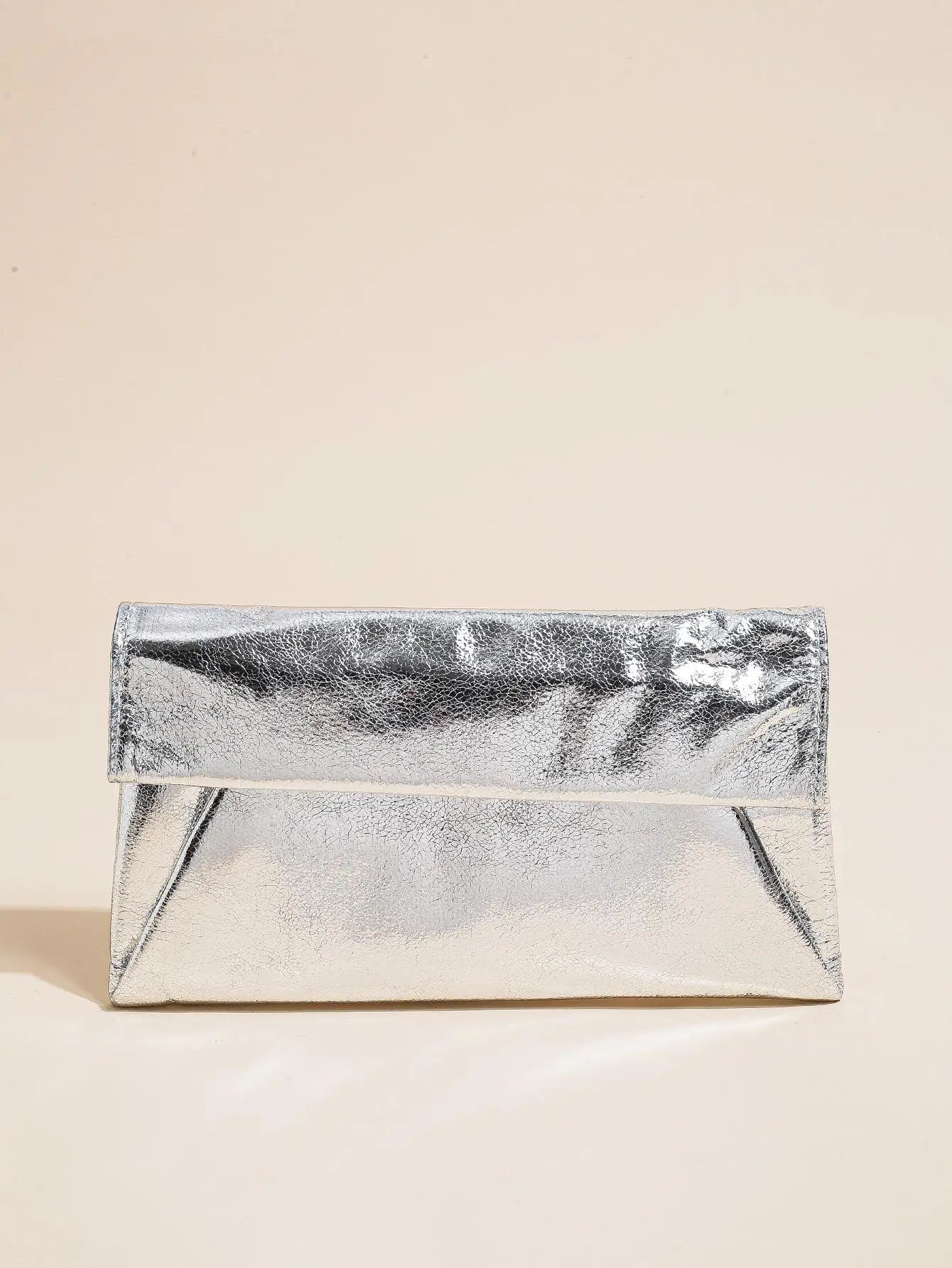 Silver Crossbody Bag